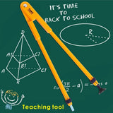 45cm Classroom Compass Ruler for Chalk and White Board Marker