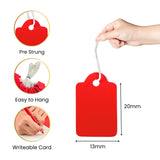 Pack of 200 Small Buff Strung Tags 13 x 20mm