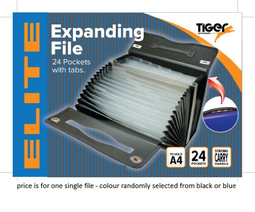 A4 Elite 24 Part Expanding File
