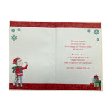 The Selfie Elfie Design Especially For You Male Christmas Card with Badge