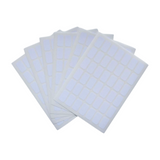 Pack of 294 White 9x16mm Rectangular Labels - Adhesive Stickers