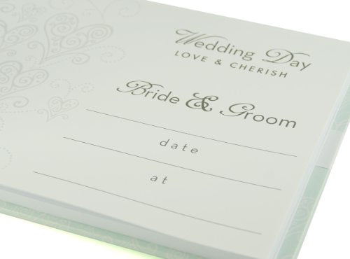 Love & Cherish Pearlised Paperwrap Guest Book