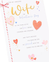 Sentimental Design Wife Valentine's Day Card