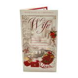 Romantic Sleigh Scene Design To My Wife Christmas Card