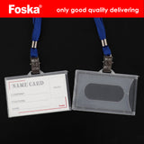 50 Sets of 92x59mm Name Badges with Yellow Lanyards