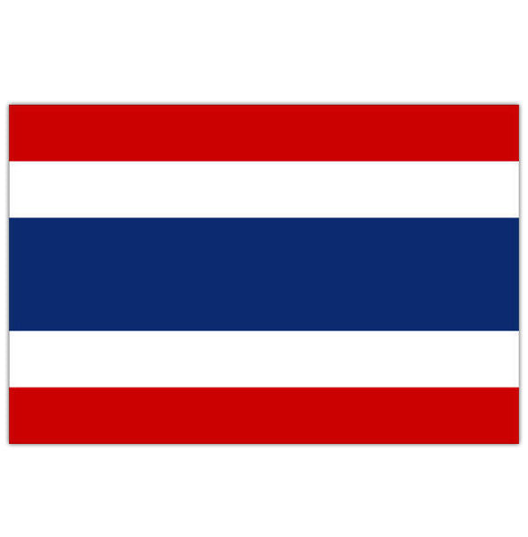5ft x 3ft THAILAND / THAI FLAG WITH EYELETS PREMIUM QUALITY