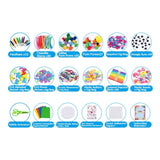 Pack of 500 Pieces DIY Arts and Crafts Set
