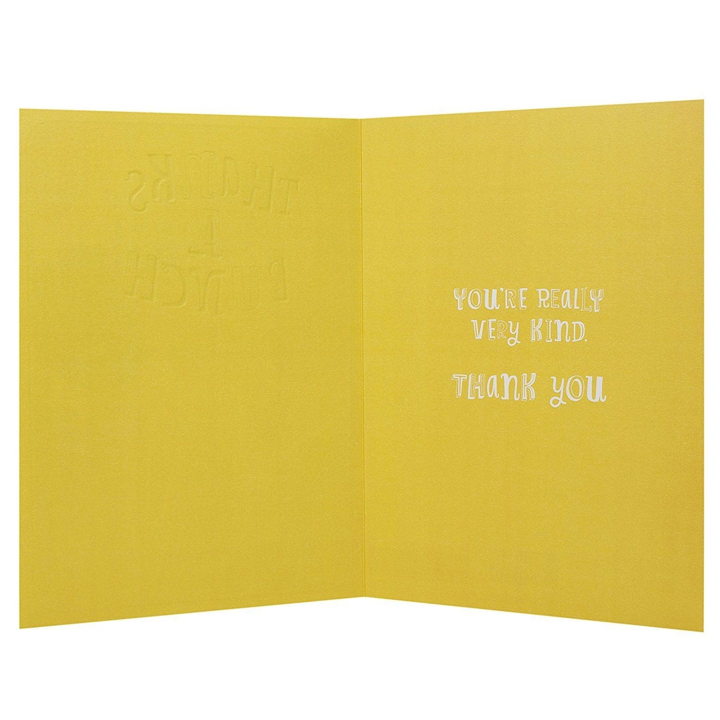 Hallmark Thank You Card 'You're Very Kind' - Medium 