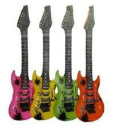 Inflatable Neon Colour Guitar 106cm