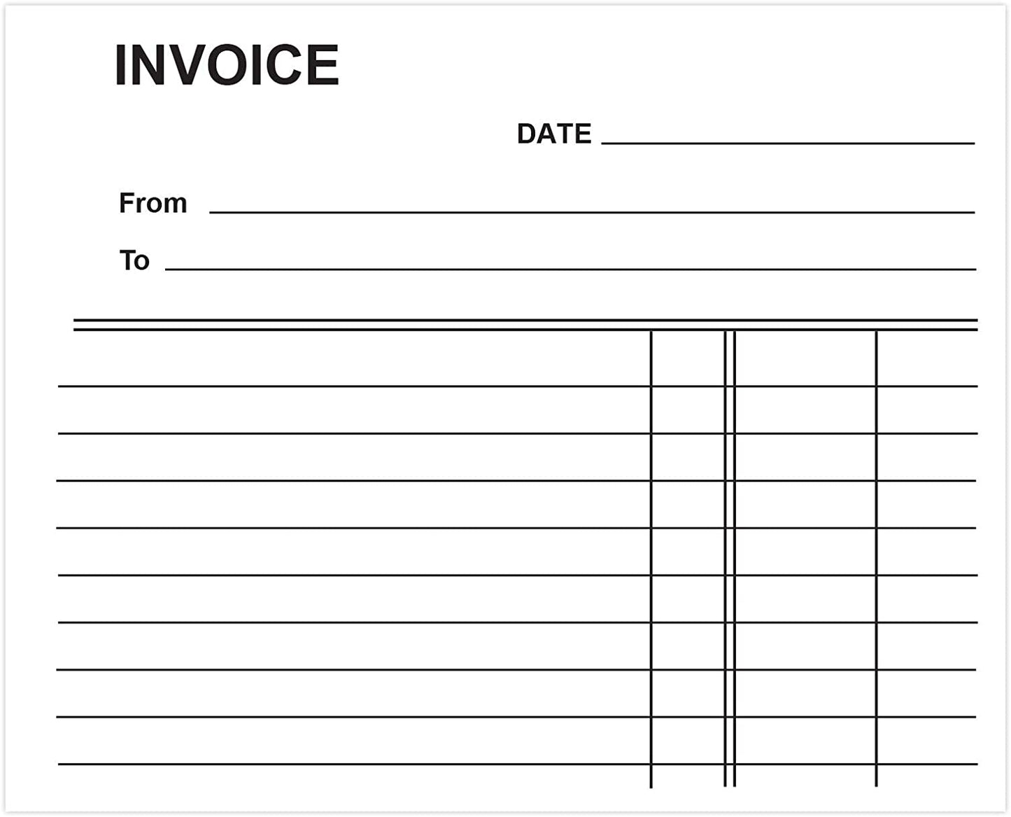 Silvine Invoice Duplicate Memo Book 616 100 Pages 50 Sheets