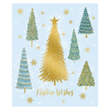 Pack of 15 Portrait Tree Christmas Cards
