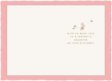 Winnie the Pooh and Piglet Design Daughter 1st Birthday Card