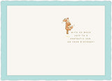 Winnie the Pooh and Tiger Adventure Design Son 1st Birthday Card