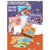 60 Pieces Colorful Cartoon Themes Jigsaw Puzzle
