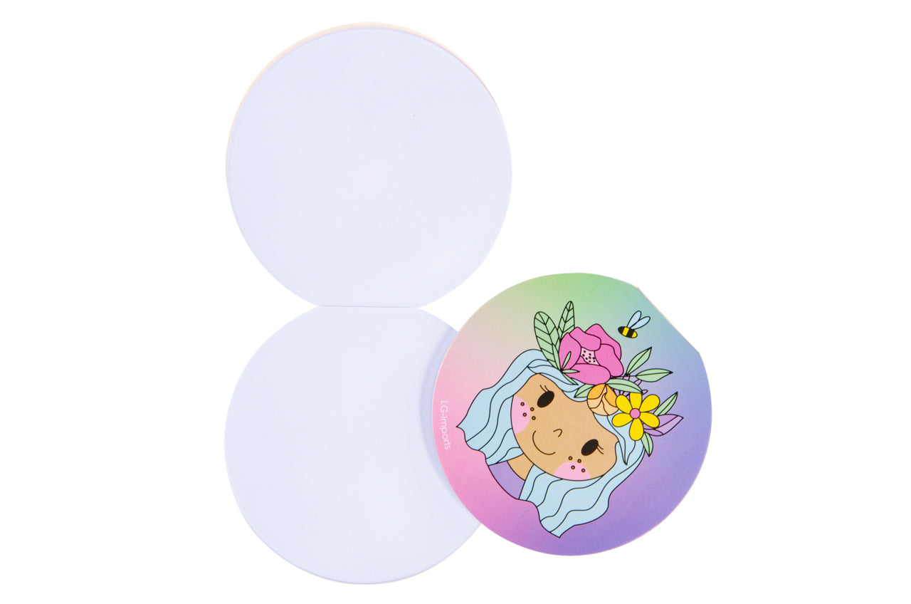 Single Round Princess Design Notebook 8cm