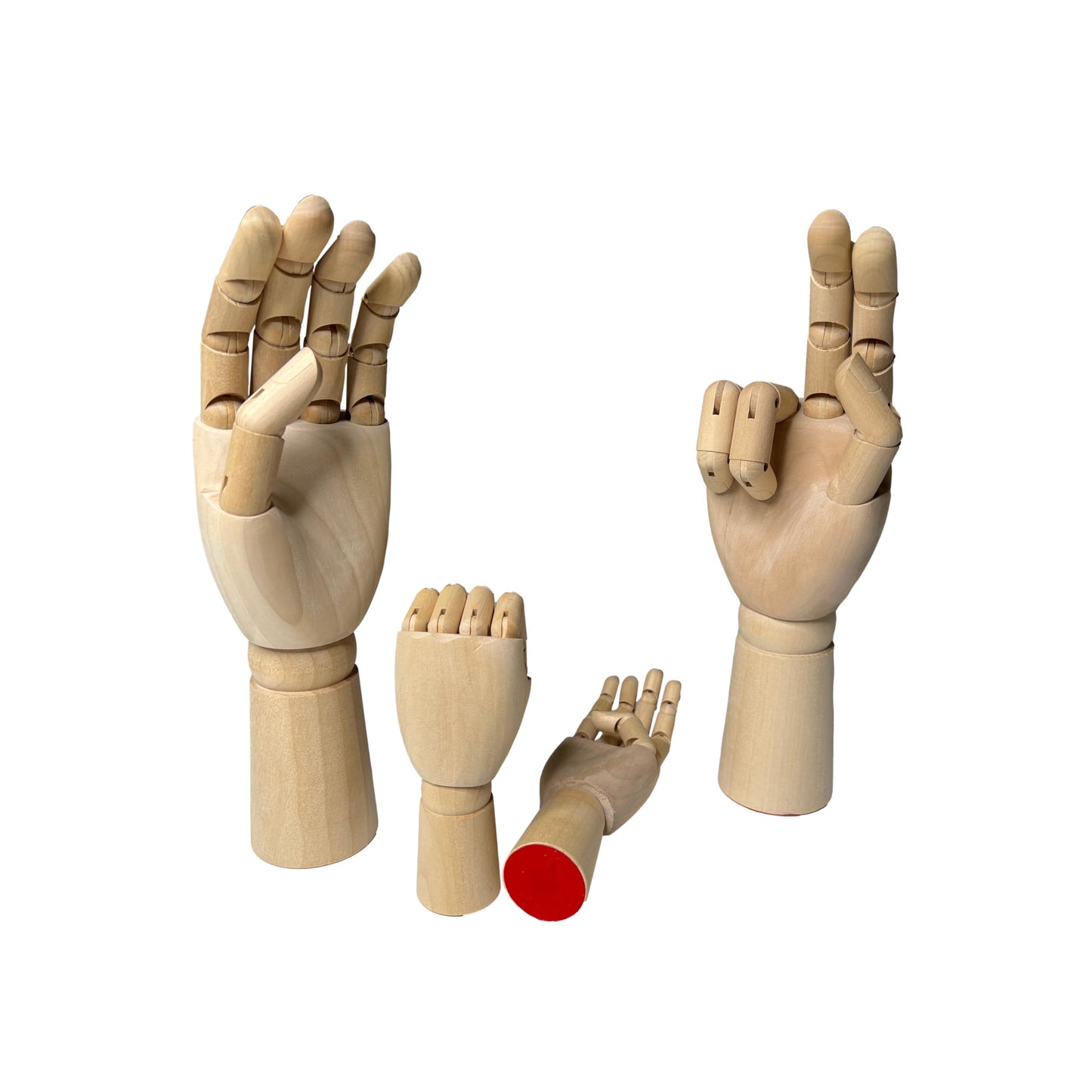Small Wooden Left Hand Manikin 18cm (7")