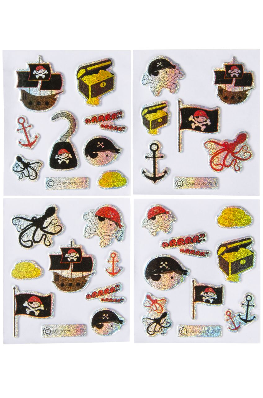 Shiny Pirate Stickers
