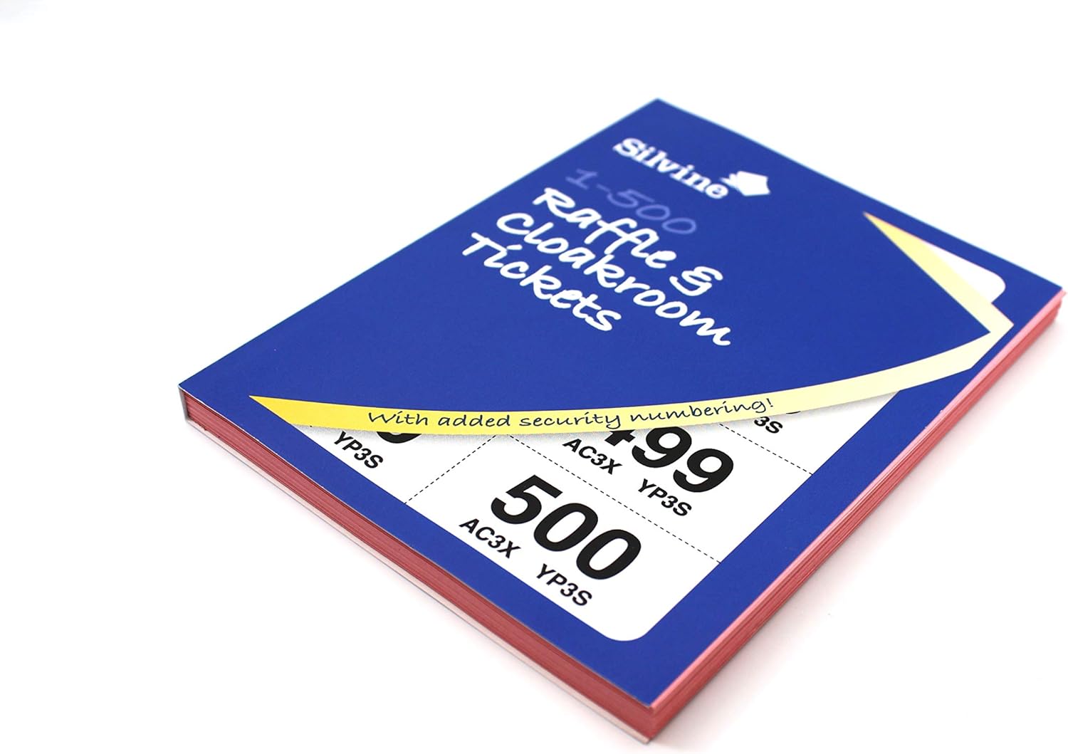 1 - 500 Raffle and Clockroom Tickets with Security Numbering {DC}