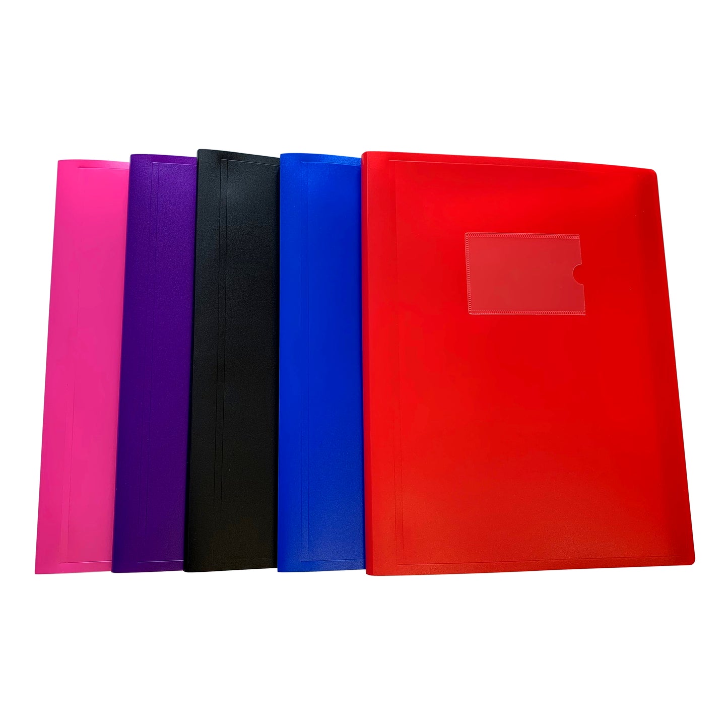 A4 Purple Flexible Cover 10 Pocket Display Book