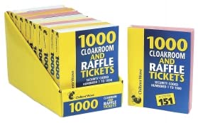 1000 Raffle & Cloakroom Tickets