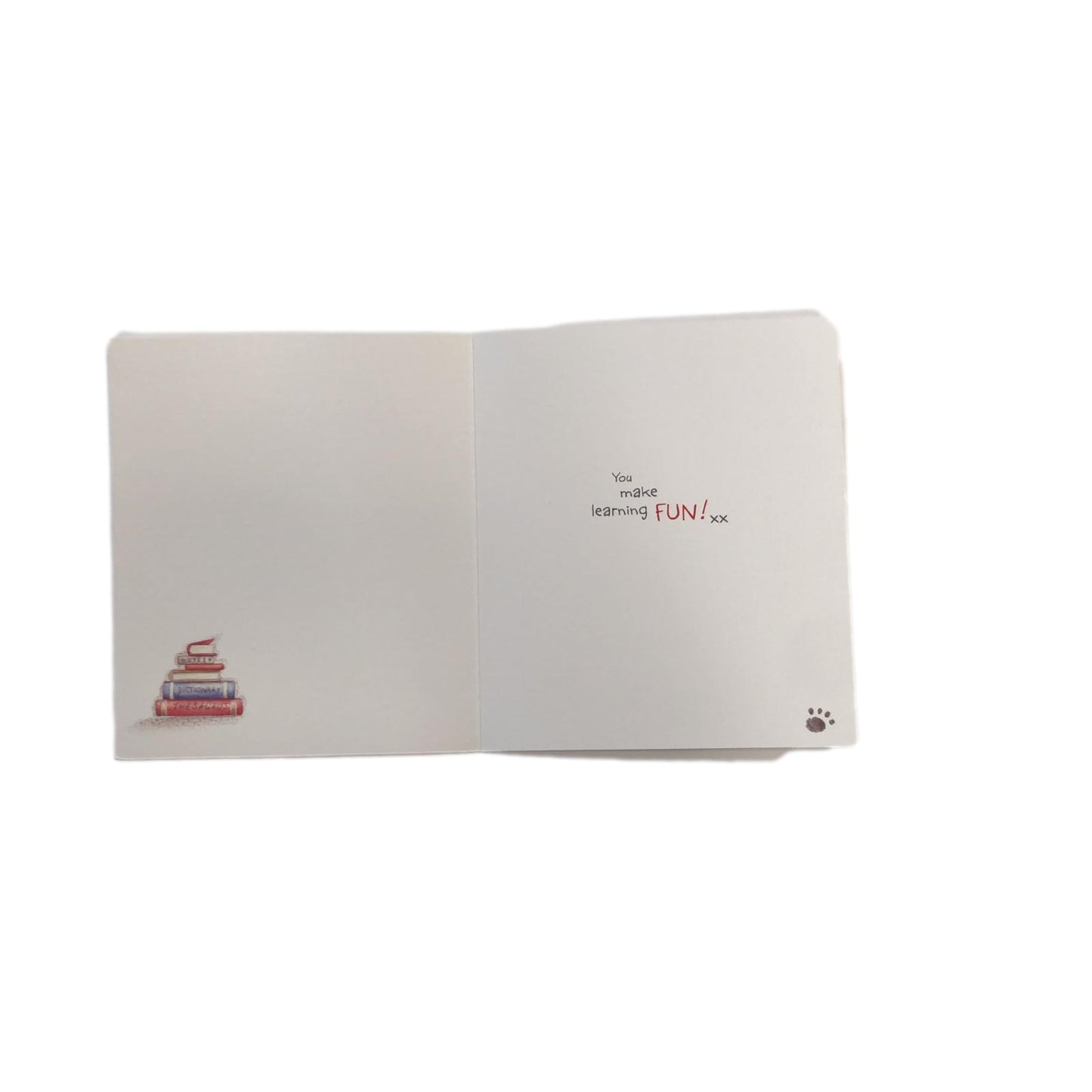 A Big Thank You, Teacher! Card {DC}