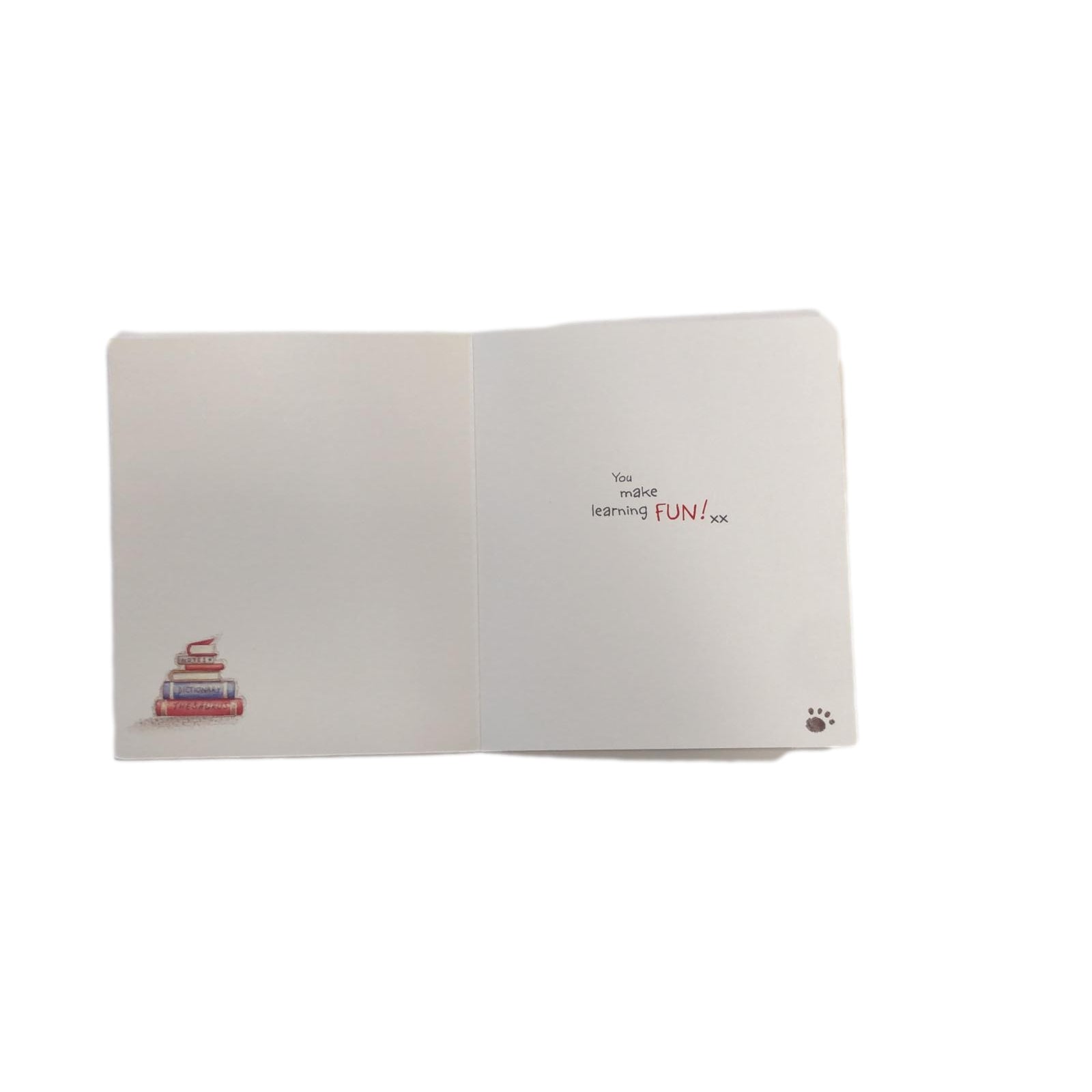 A Big Thank You, Teacher! Card {DC}