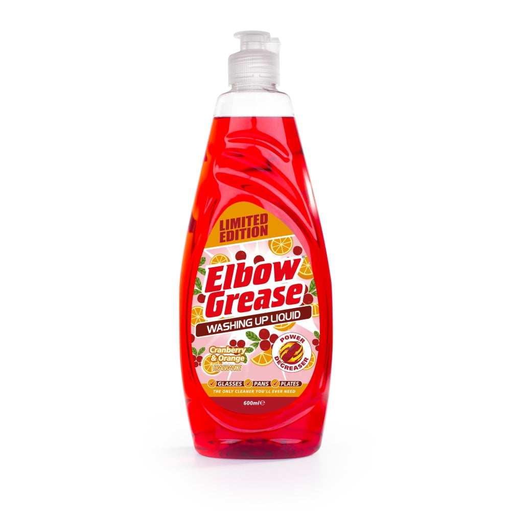 Elbow Grease Cranberry & Orange Washing Up Liquid 600ml