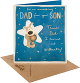 Boofle No1 Badge Design From Son Dad Birthday Card