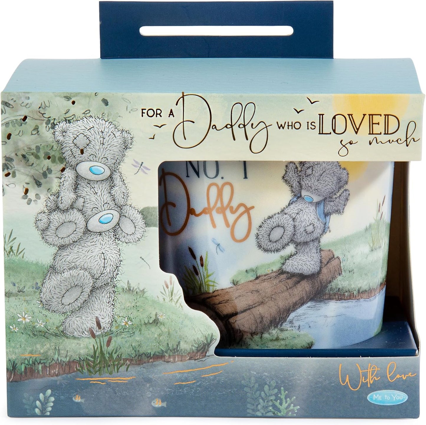 Me to You 'No.1 Daddy' Luxury Ceramic Boxed Mug for Father's Day Or Birthday Official Collection