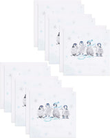 Multipack of 6 Penguins Design Christmas Cards with Envelopes