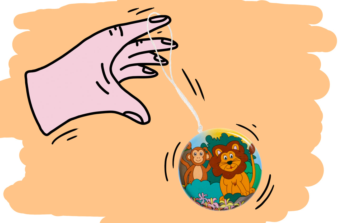 Single Metal Yo-Yo Wild Animals Theme Return Top
