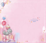 Bear With Three Gifts Birthday Card