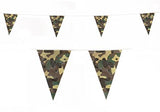 Camo Bunting 10m with 20 Pennants