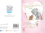 Bear With Puppy From The Dog Valentine's Day Card