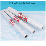 Clear Self Adhesive Book Cover Roll 45cm x 3m - Transparent Film