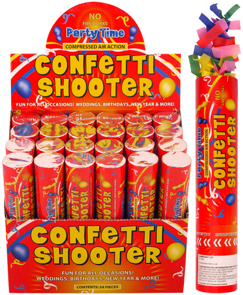 Party Popper 20cm Confetti Shooter