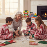 Plastic Coated Christmas Playing Cards (9cm x 6cm) - Family Game Nights, Parties & Xmas Stocking Fillers