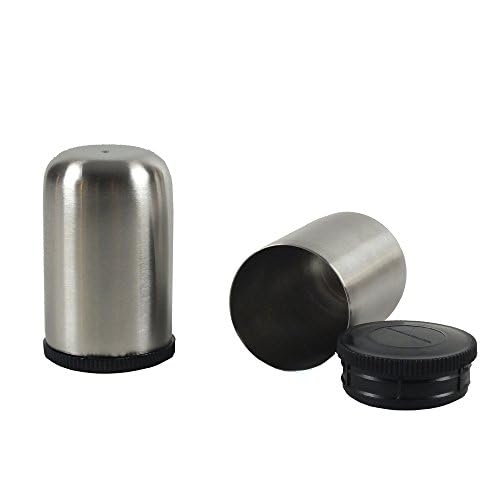 Kela 16921 Salt / Pepper Shaker Twin 2-Piece Set Stainless Steel {DC}