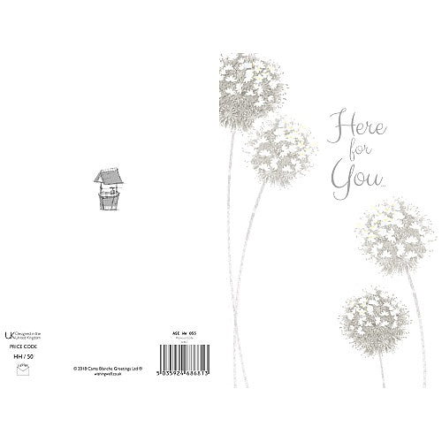Here For You Sympathy Card