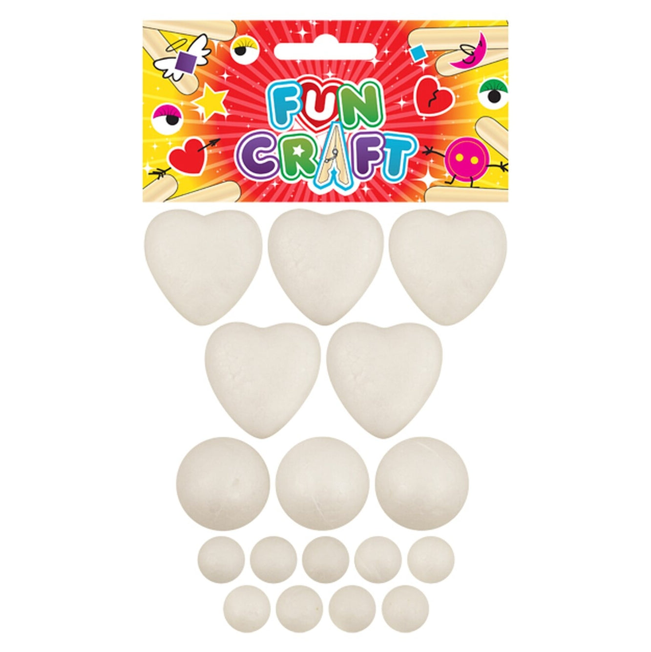 Packs of Craft Kit Foam Shapes Astd {DC}