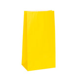 Pack of 12 Sunflower Yellow Paper Party Bags