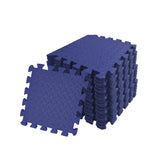 Pack of 4 30x30cm Navy Blue Coloured 1cm Thick EVA Foam Mats