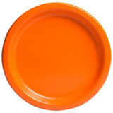 Pack of 16 Pumpkin Orange 9 inch Plates