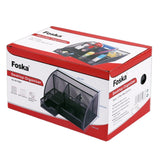 6 Compartment Wire Mesh Desktop Organiser