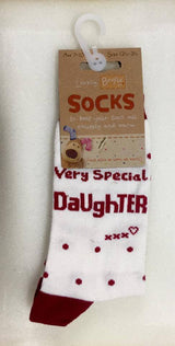 Boofle Socks - Very Special Daughter Small