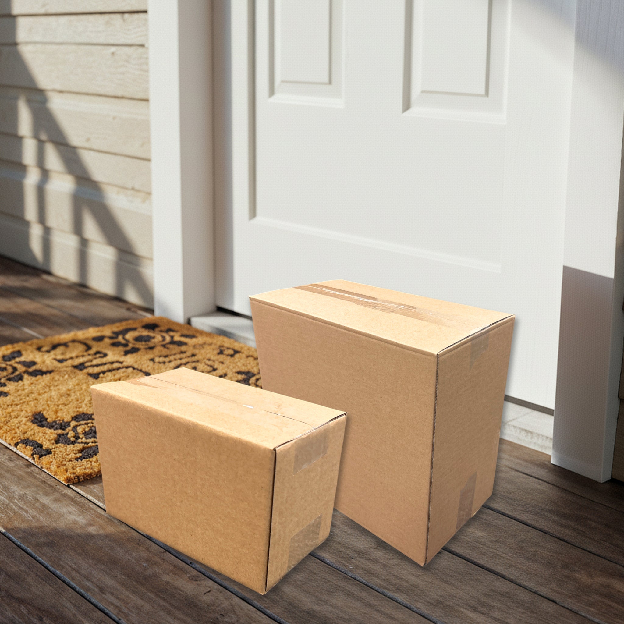 Cardboard Packing Box 61x45.7x45.7cm — 5mm Corrugated Double Wall Flute {DNL}