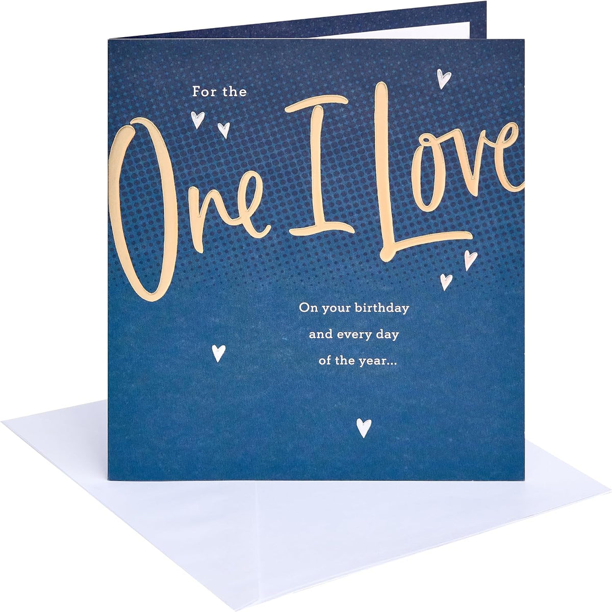 Dots Design for One I Love Birthday Card