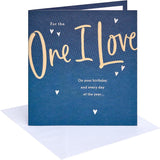 Dots Design for One I Love Birthday Card