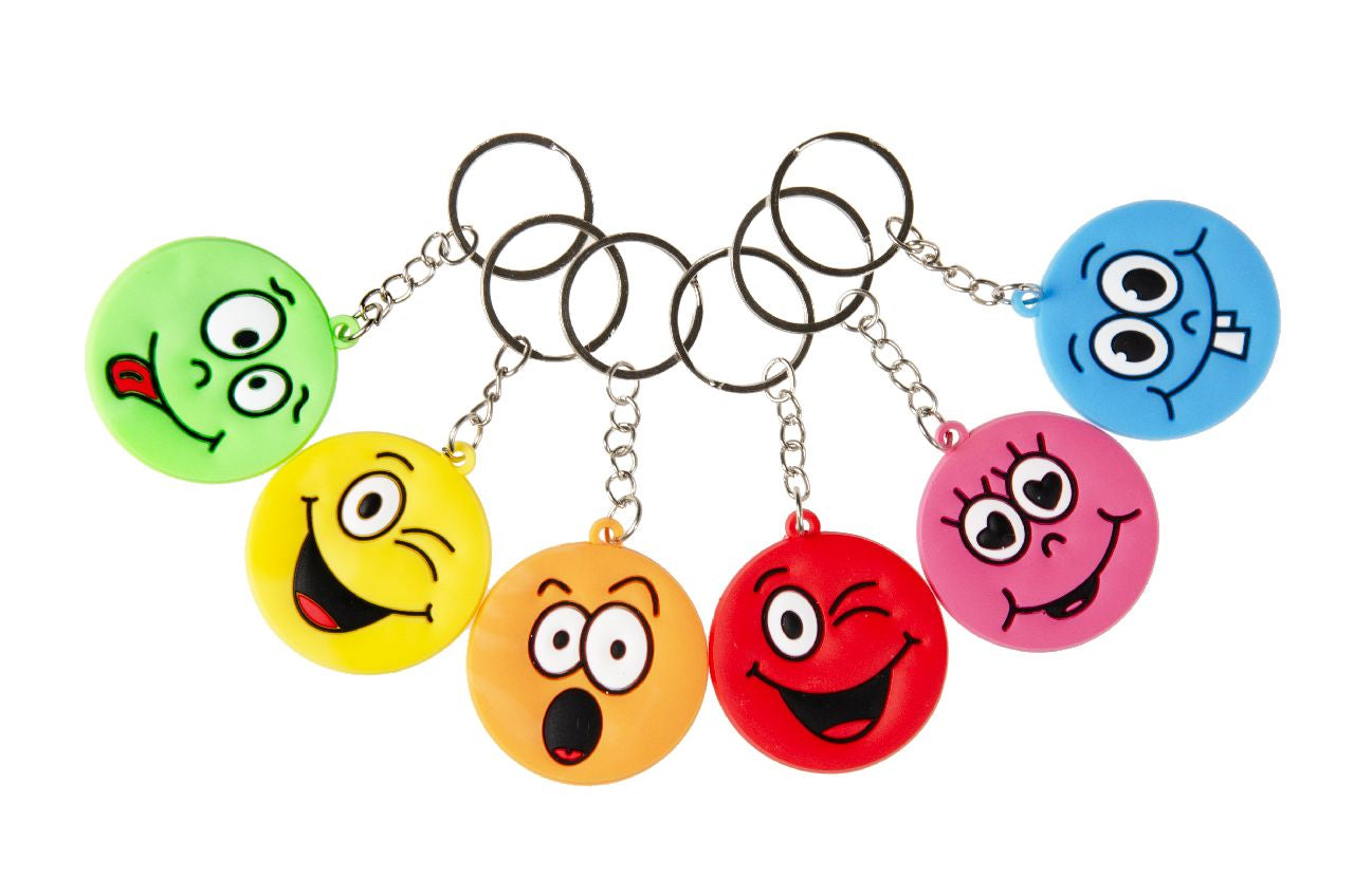 Single Emotion Face Design Keychain