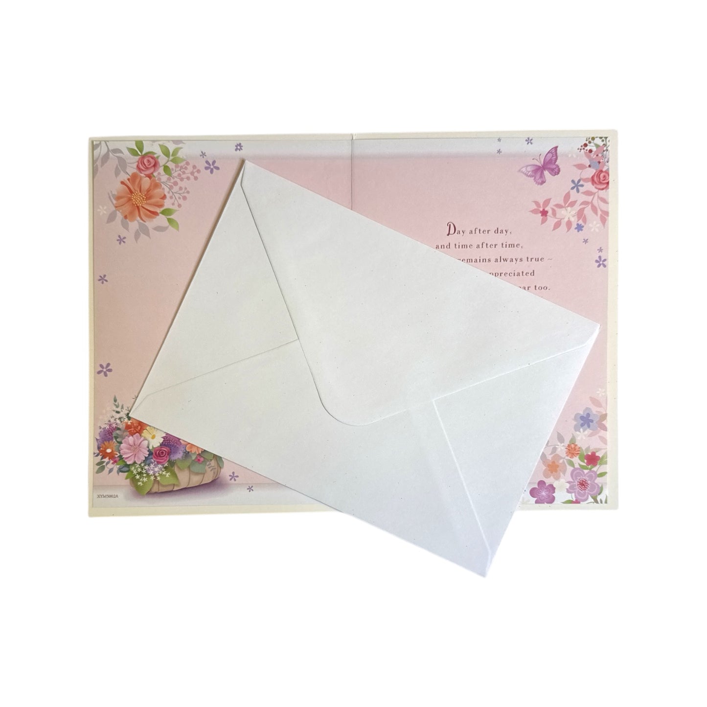To A Dear Nanna Pastel Flowers Wallet Design Mother's Day Card